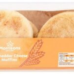 Morrisons 4 Cheddar Cheese Muffins