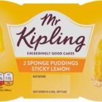 Mr Kipling Lemon Sponge Puddings, Pack of 2