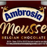 Ambrosia Mousse Belgian Chocolate 2 x 60g (120g)