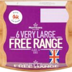 Morrisons Very Large Free Range Eggs 6pk