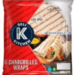 Deli Kitchen 6 Chargrilled Wraps 366g