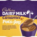 Cadbury Dairy Milk Pots of Joy, Carame, 4 x 60g