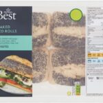 MORRISONS THE BEST 4 SOURDOUGH STONEBAKED POPPYSEED ROLLS