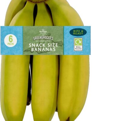 Morrisons The Greengrocer’s On Market Street 6 Snack Size Bananas