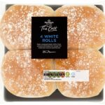 Morrisons The Best White Bread Rolls 4 pack