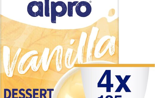 Alpro Heavenly Velvet Vanilla Flavour Soya Dessert, 4 x 125g