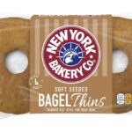 New York Bakery Co. Seeded Bagel Thins, Pack of 4