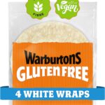 Warburtons Gluten Free White Wraps, Pack of 4