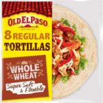 Old El Paso Regular Whole Wheat Tortillas, 326g