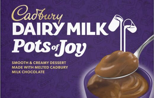 Cadbury Pots of Joy – Delicious Dairy Milk Chunks with Cadbury Milk Chocolate Dessert, 60g (Pack of 4)