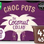 The Coconut Collab Little Choc Pots, Plant-Based, Vegan & Dairy Free Dessert Alternative, 4 x 45g